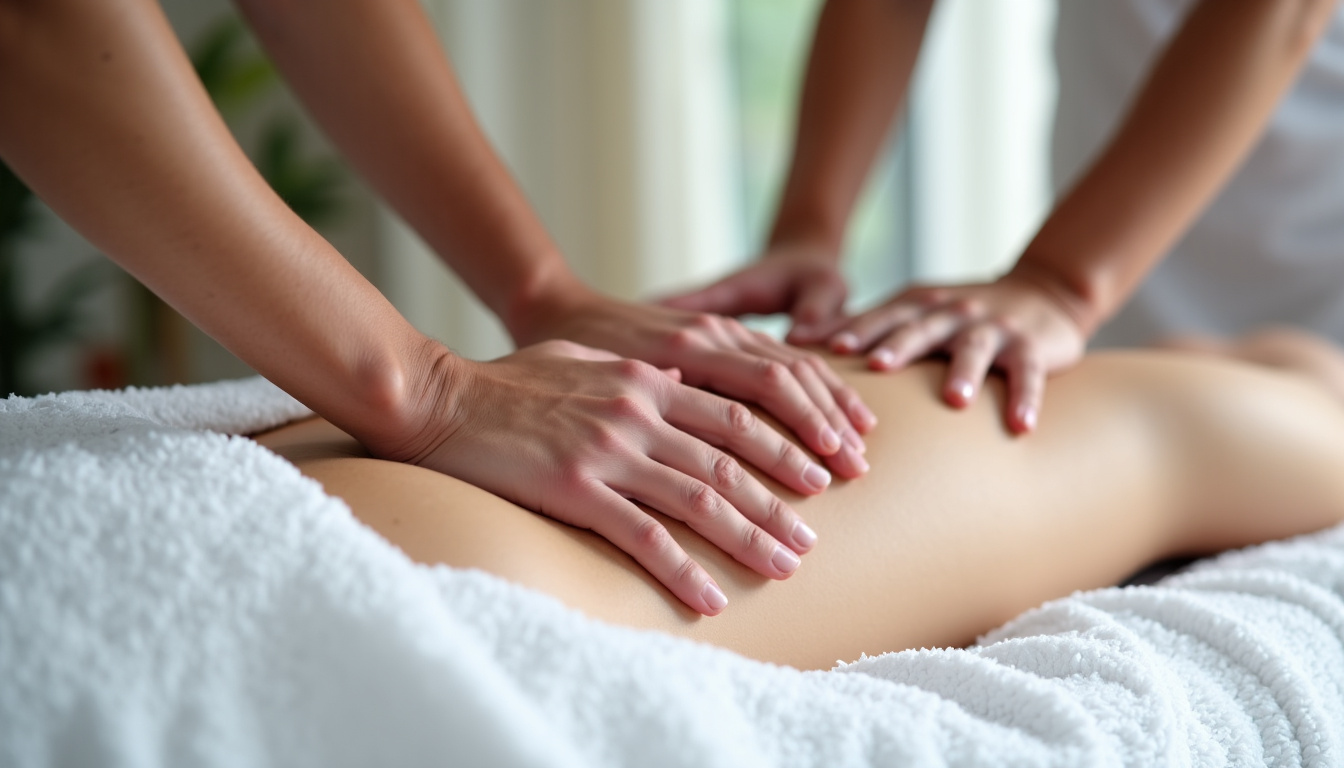 Couple pratiquant régulièrement le massage sensuel dans un cadre domestique