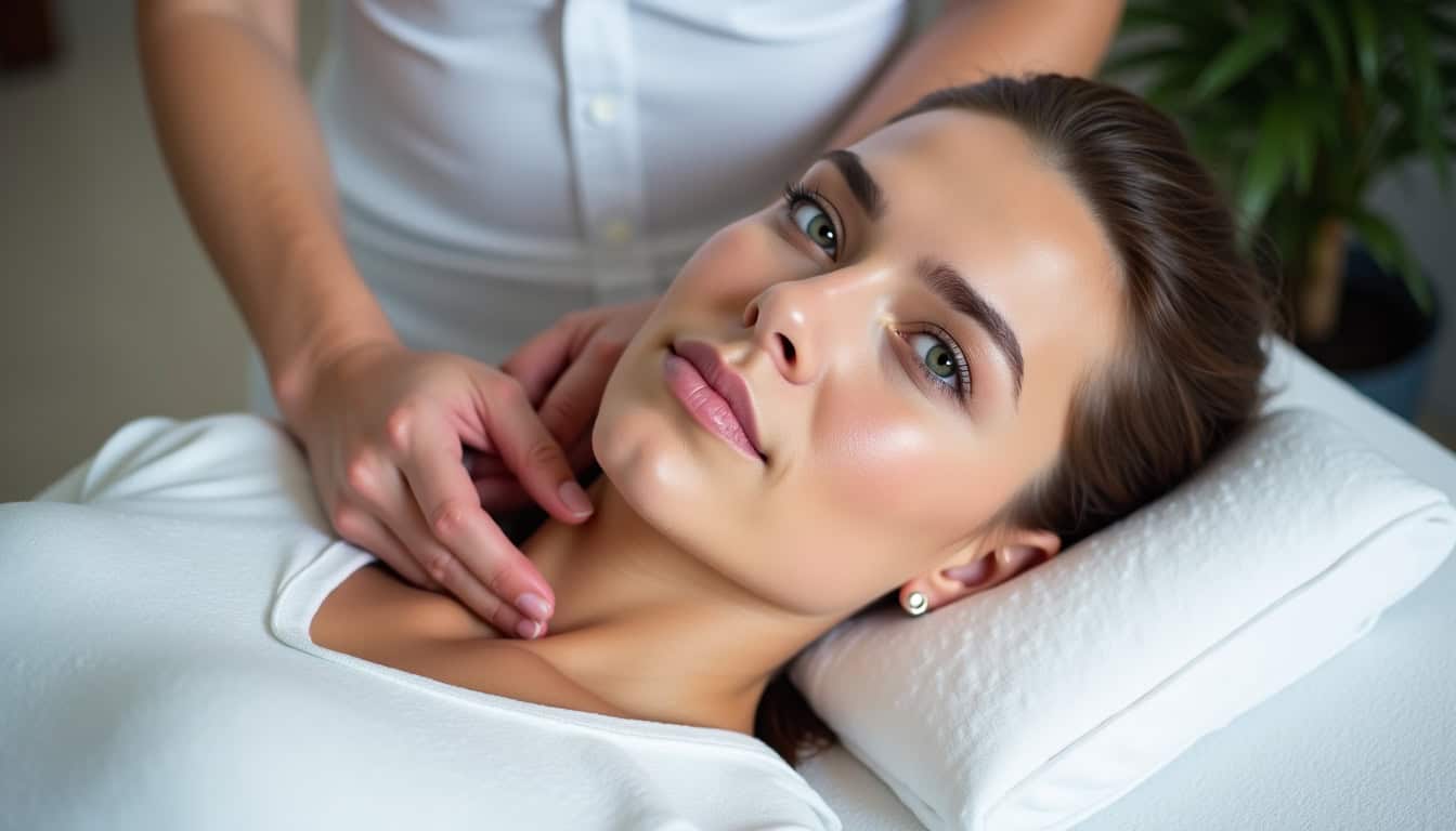 Praticienne en soin du visage et bien-être.