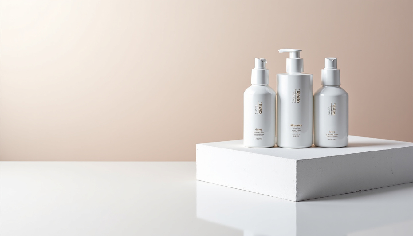 Présentation des produits Boticinal Laboratoire étalés sur une surface claire, avec focus sur les soins visage et hydratation