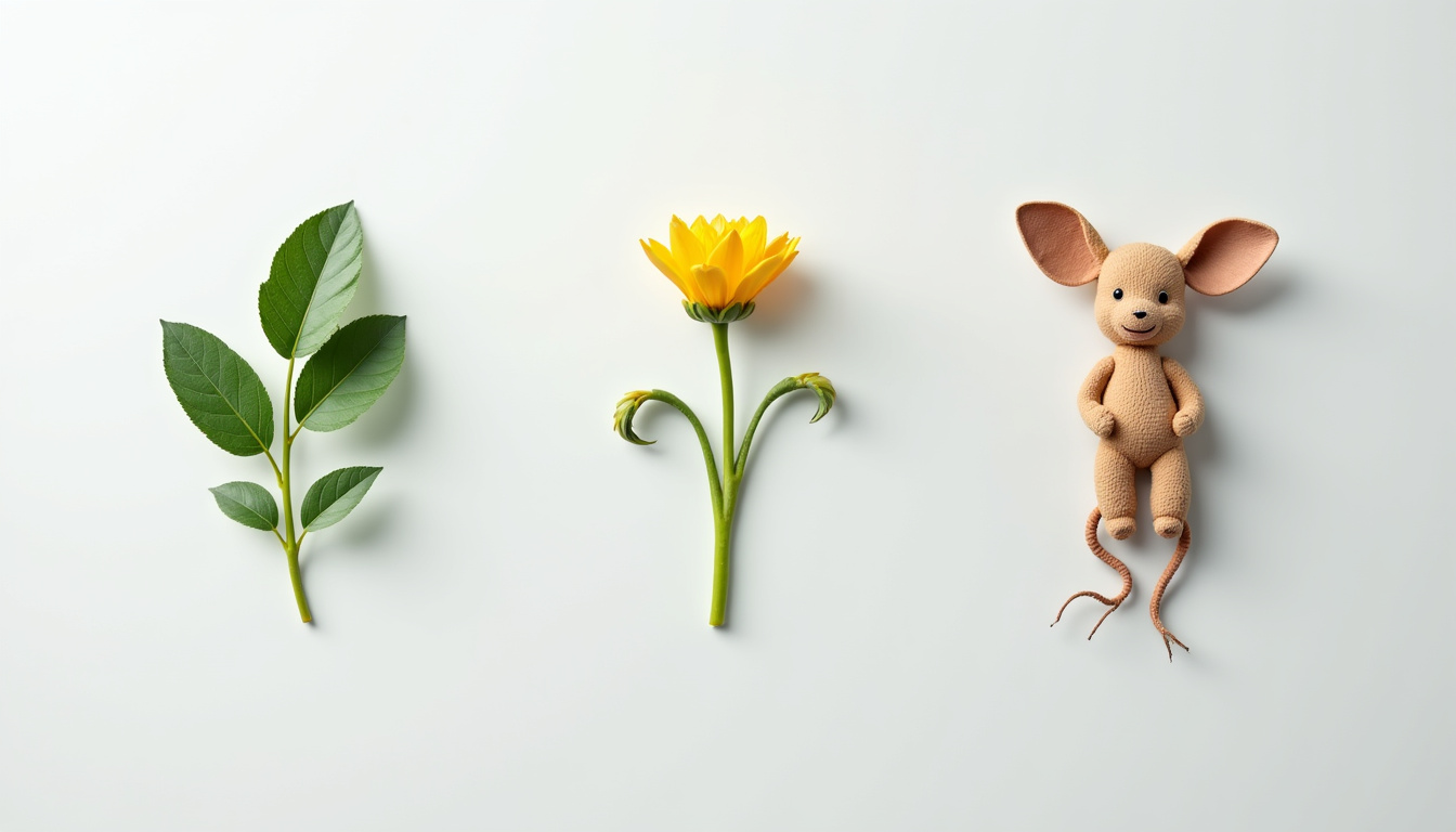 Schéma illustrant les trois règnes du corps humain: minéral, végétal et animal