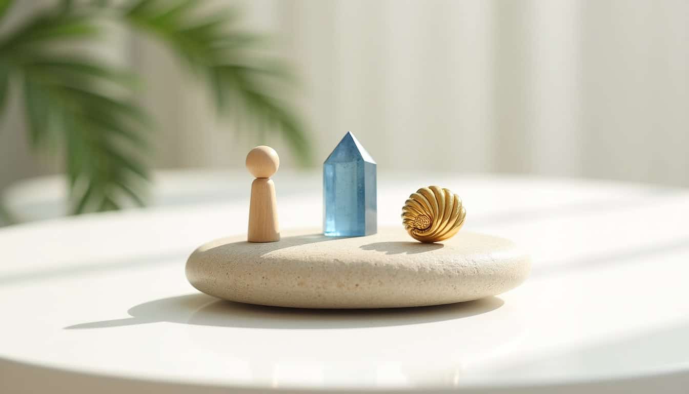 Illustration des principes fondamentaux des soins holistiques: corps, esprit, émotions, énergie