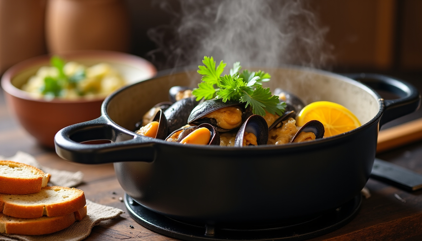 La meilleure recette de moules à la crème, simple et gourmande comme en restaurant