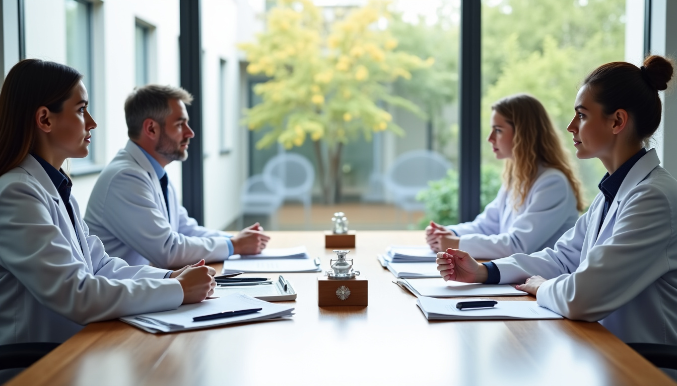 Réunion d’un conseil départemental de l’Ordre des médecins en France