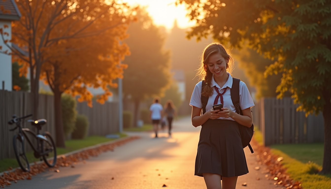 Flora Coquerel durant son adolescence à Lucé, en région Centre-Val de Loire