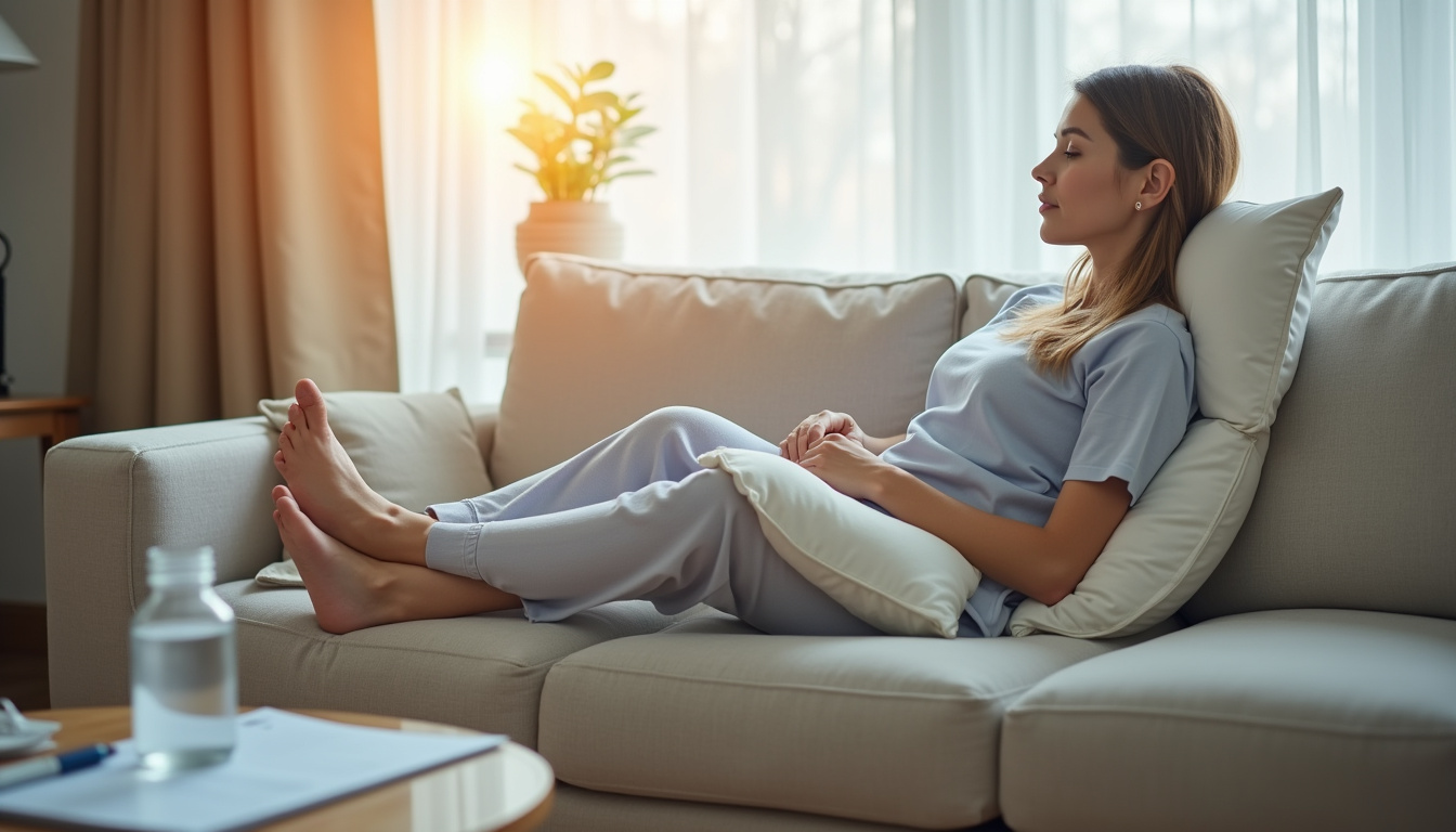 Illustration de conseils pratiques pour la vie quotidienne après une chirurgie de la hernie inguinale