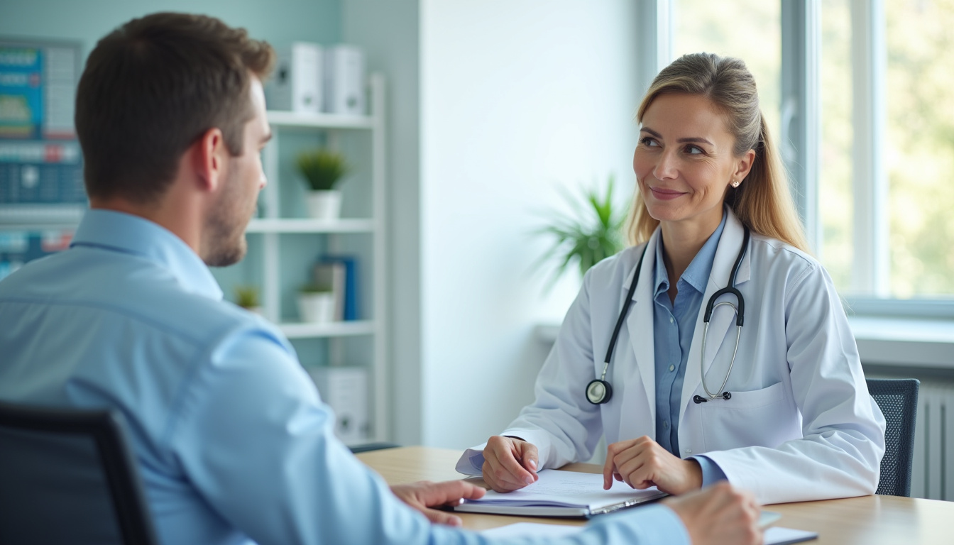 Consultation médicale avec un médecin généraliste