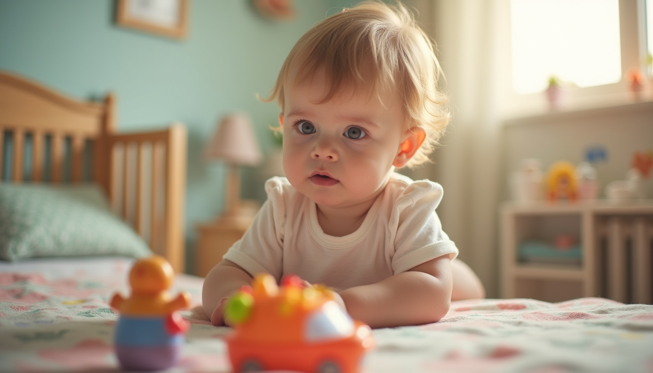Enfant tenant des jouets contaminés illustrant la transmission du virus pieds-main-bouche