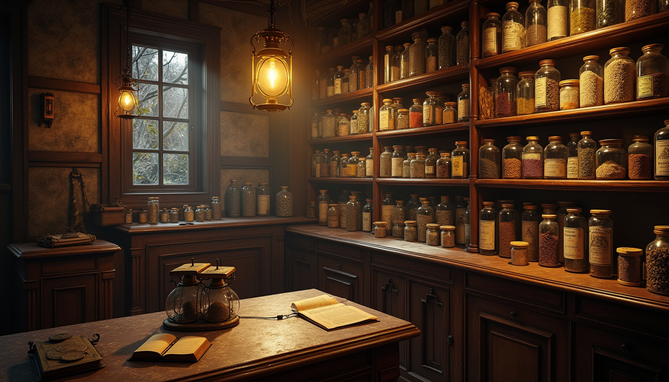 Intérieur de la Farmacia Arbusto, vue de l