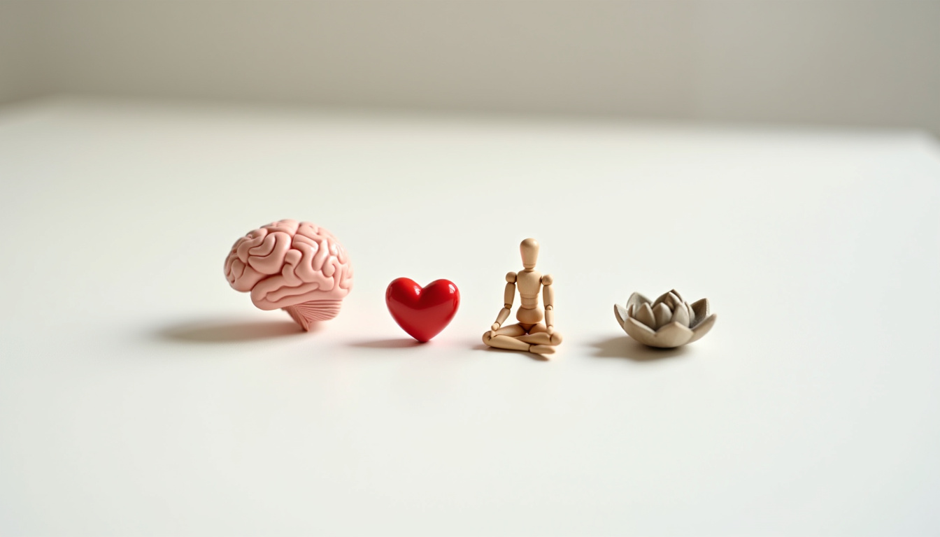 Schéma des quatre empires intérieurs: mindset, heartset, healthset, soulset